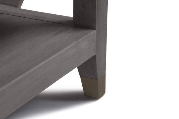 Lyndhurst Shagreen & Oak Coffee Leg